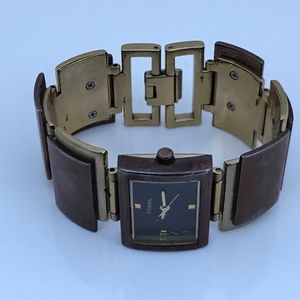 Fossil Women Watch F2 Gold Tone Analog